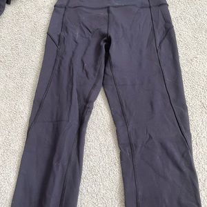 Lulu Black Fast&Free Leggings